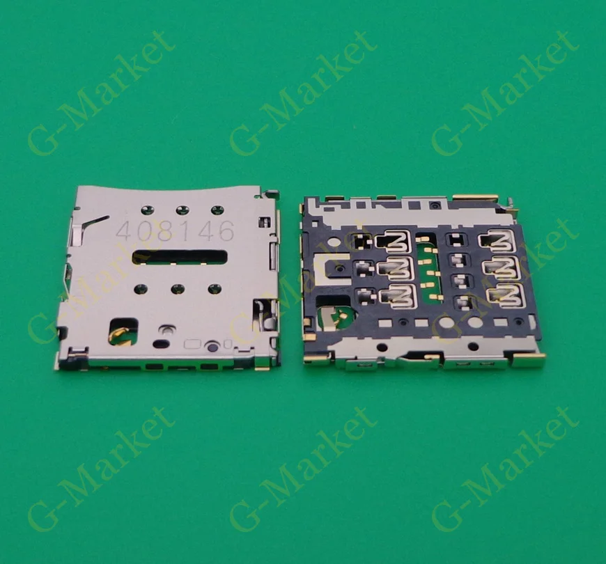 

2-50pcs/lot Sim Card Slot connector socket For Gionee ELIFE E7 IUNI U2 S5.1 GN9005 S5.5 GN9000 E7T sim slot