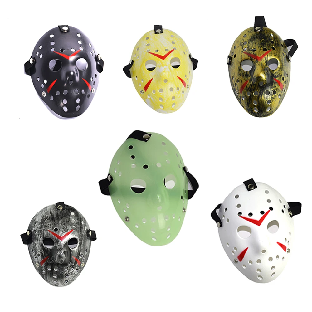 5pcs/lot New Halloween Mask Scary Horror Jason Mask Masquerade Cosplay