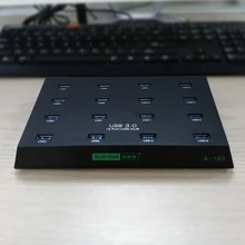 Nice designed USB 3 0 16 port hub External power adapter support handling several SSD disks