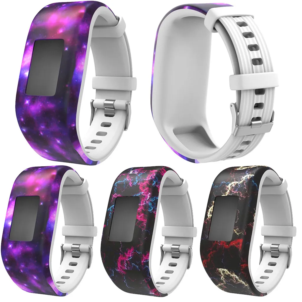 

SmartWatch Smart watch Strap Smartband mi band Replacement Silicon Watch Band Straps For Garmin Vivofit 3 Vivofit JR Vivofit JR2
