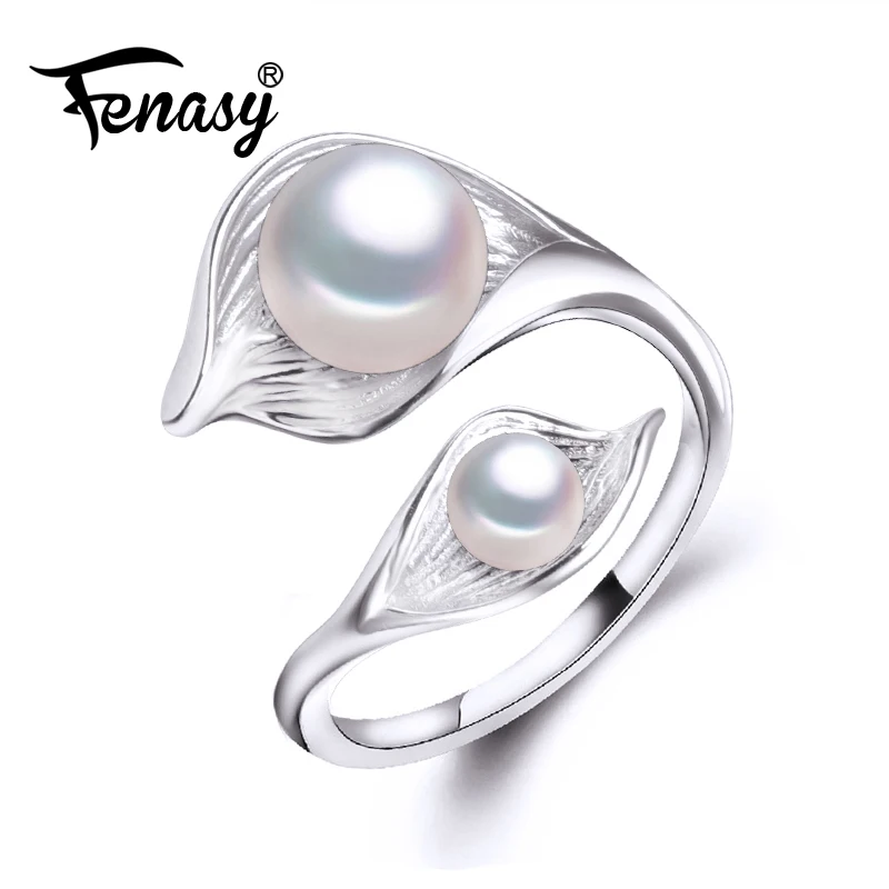 Prix pour Fenasy bohême 2016 nouveau double perle anneau à la mode d'eau douce perle réglable charmes anneaux pour femmes perle bijoux aliexpress Prix pour Fenasy bohême 2016 nouveau double perle anneau à la mode d'eau douce perle réglable charmes anneaux pour femmes perle bijoux aliexpress