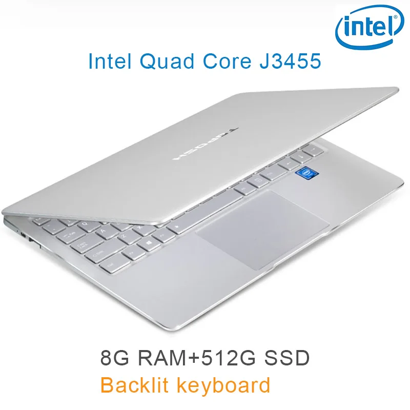 

P9-19 silver 8G RAM 512G SSD Intel Celeron J3455 22" Gaming laptop notebook desktop computer with Backlit keyboard