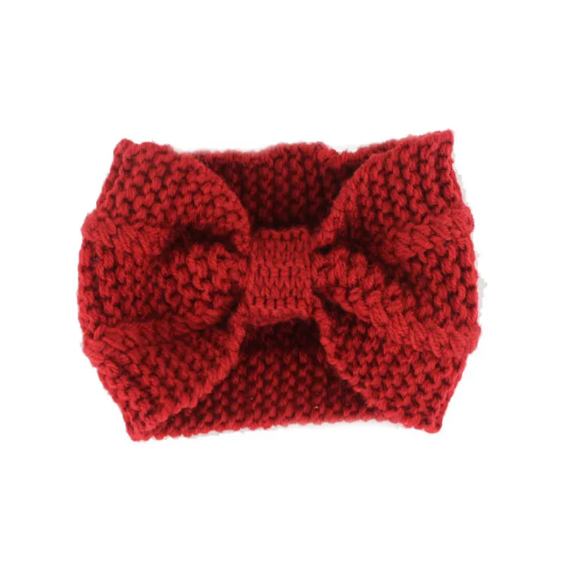 النساء هيرباند الكروشيه القوس عقدة عمامة محبوك رئيس التفاف الشتاء عقال تدفئة الأذن رباط شعر تصفيف الشعر أداة Braiders