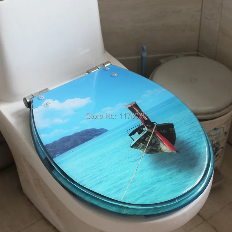 European style high grade resin Thickened toilet seats cover,High