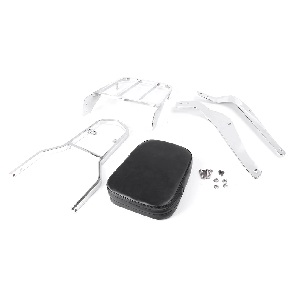 Motorcycle Backrest Sissy Bar w/ Luggage Rack for Suzuki Volusia VL 800 2001-2011 & Boulevard C50 2005-2011 & M50 2005-2008