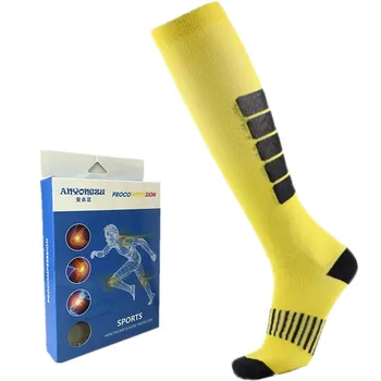 

Burst Sells Multicolor Women Men Outdoor Running Compression Sock Gift Box High Quality Breathable Mid-calf Length Pressure Sock