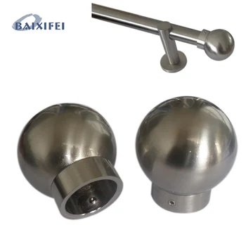 

D25mm Curtain Rod Decorative Head Windsor Ball , Curtain Accessories Finials for Window Decoration