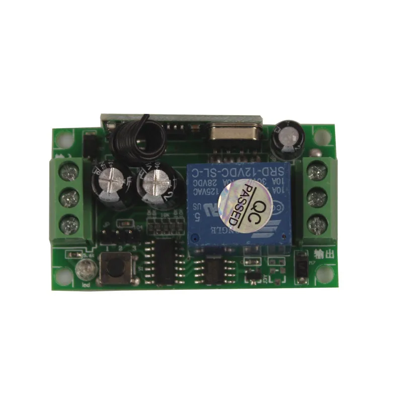 12V 10A 1CH Remote Control Electric Switch 433MHz Remote Control Universal Switch 123 Transmitter Receiver 315MHz-11