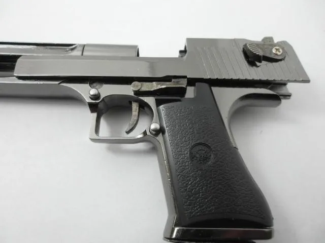 1/2. 05 металлический поддельный пистолет пустынный Орел черный вер. Пистолет полицейский пистолет игрушечный пистолет модель игрушечного оружия металл