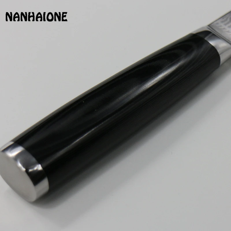 NANHAIONE 8-дюймовый Дамаск резак Sharp Ножи 67 слоев Дамаск Сталь инструмент бытовой Кухонные принадлежности CL103