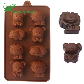 

Silicone Mold,Animals,Chocolate Silicone Baking Mold ,Cake ,Confectionery ,Muffin Decor Form for Soap for DIY Cake decoration.Q