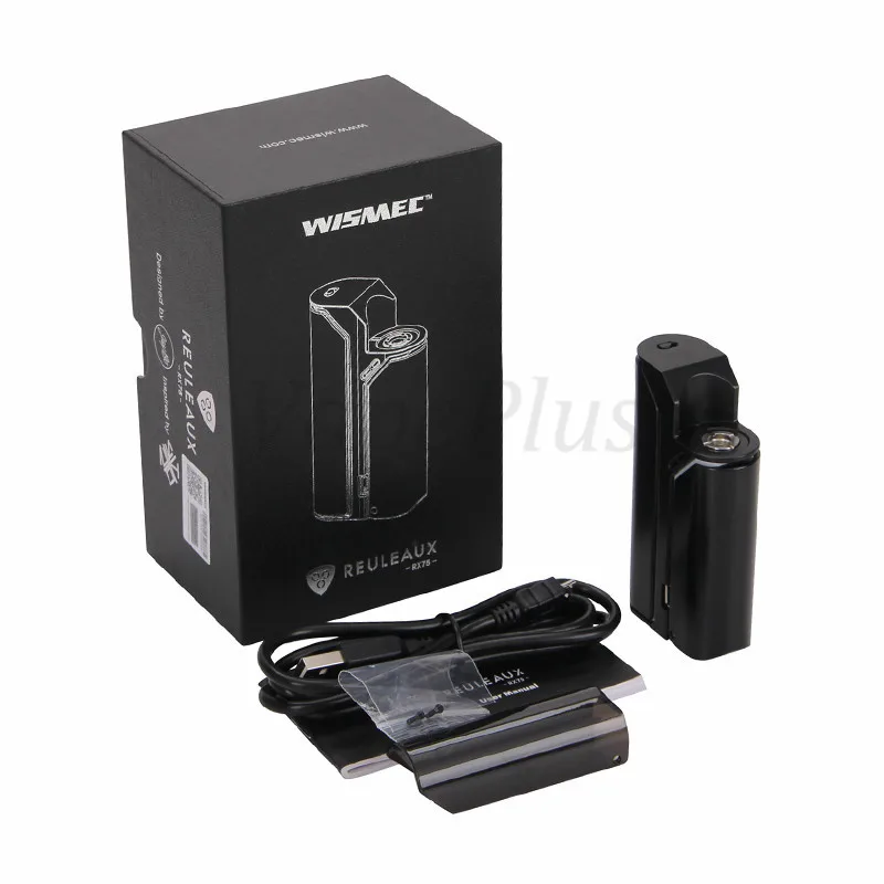 Original Wismec Reuleaux RX75 Starter Kit with  75W TC Box Mod Reuleaux RX75 and 2ml Amor Mini Atomizer E cigarette RX75 mod