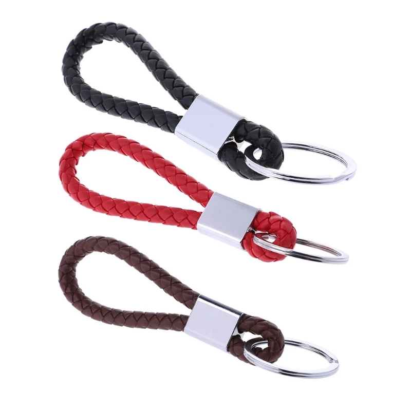 Hot New 1 Pc Pu Leather String Auto Car Style Key Chain