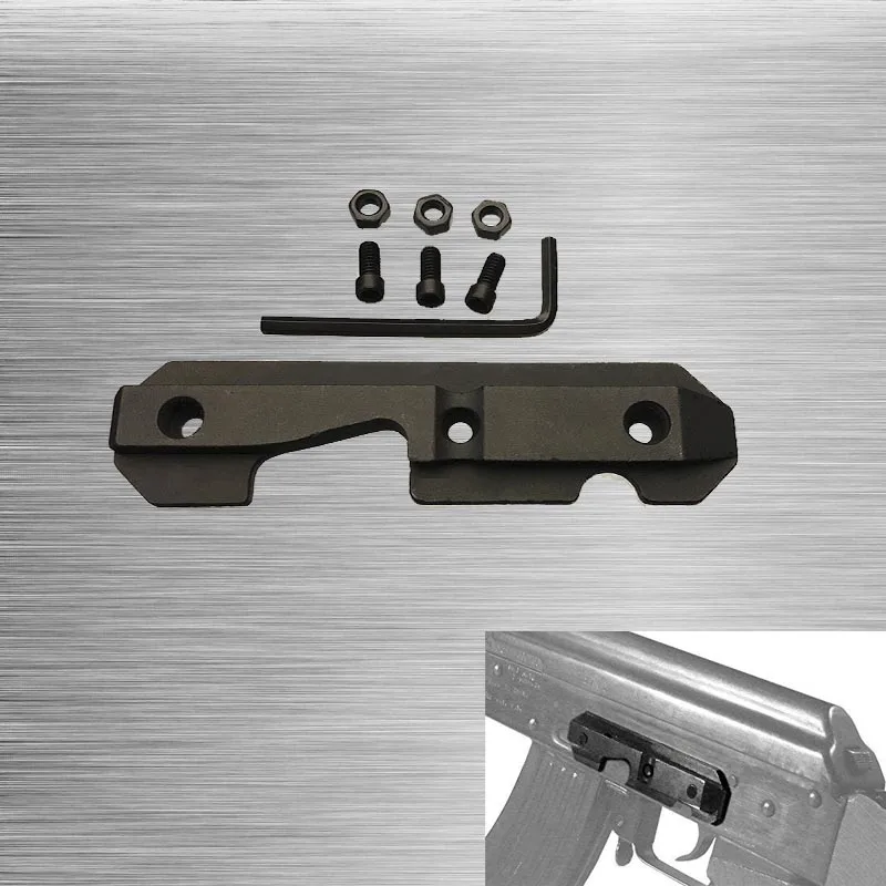 AK47 стальная ласточкиная Хвостовая боковая пластина AK 47 рельсовая модель TL M47SR