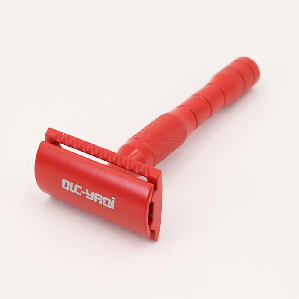 YAQI Red Color Brass Handle Safety Razorsafety razorhandle razorred