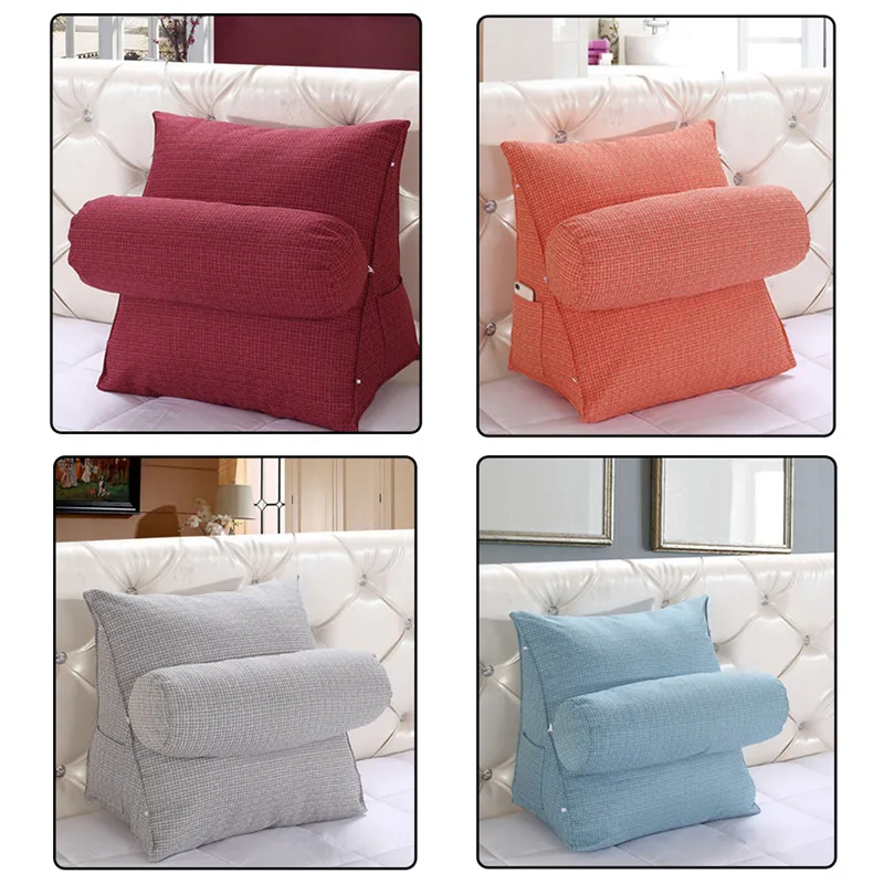 Comfortable Soft Pillow Cushion Washable Sofa Headrest Pillows for Back