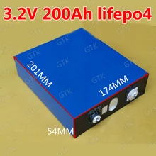 Lifepo4 3,2 V 200AH максимальный ток 400A для diy 12v 48v 400ah 800ah инвертор для хранения солнечной энергии вилочный погрузчик базовая станция электромобиль