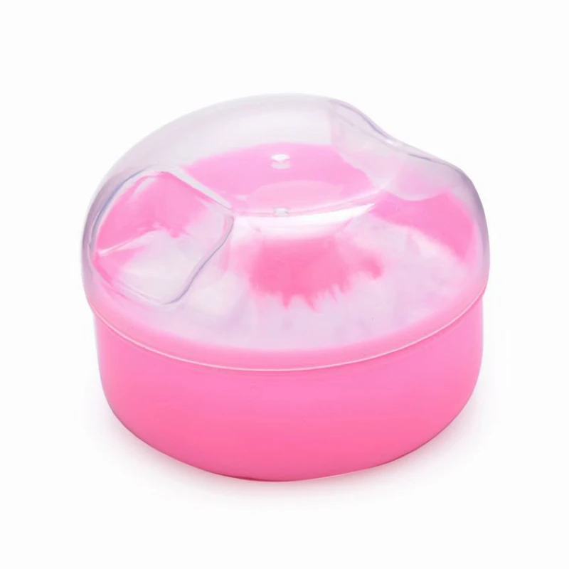 Buy Shellhard 1pc New Portable Powder Puff Case Round