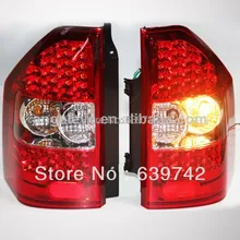 Для MITSUBISHI Montero Pajero V73 светодиодные задние фонари 2000-2008 год красный, белый Цвет