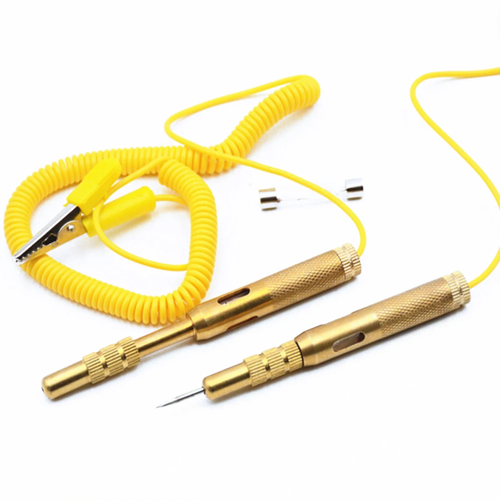  Automotive Electrical Tester Car Light Lamp Voltage Test Pen Pencil 6V 12V 24V For Auto Truck Motor - 32958957915