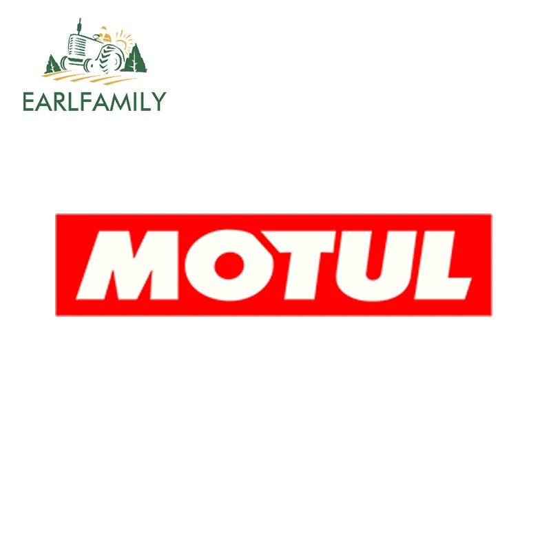 

EARLFAMILY 15cm x 3.75cm Car Styling Car Sticker Motul Voiture Course Autocollants Auto Moto Vinyle Stickers Race Huile