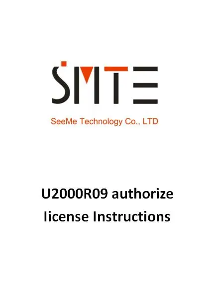 iManager U2000 version R09 U2000R09 VM English