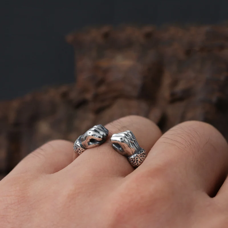 Мужское и женское кольцо из серебра 100% пробы регулируемое|sterling silver 925 jewelry|silver