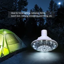 22 светодио дный многофункциональный Солнечный светодио дный лампочки 100LM 3 режима Открытый Портативный Кемпинг лампы с пульта дистанционного управления для рыбы лагерь