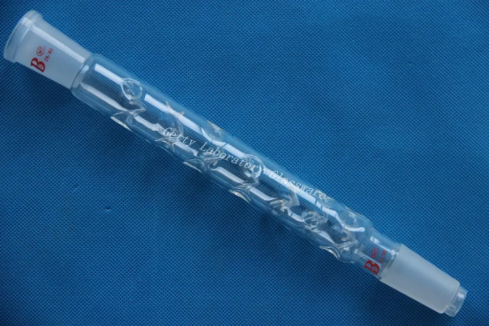 Дистилляционная колонна Vigreux, дистилляционная колонна, соединения 24/40, длина 200 мм(лабораторная стеклянная посуда