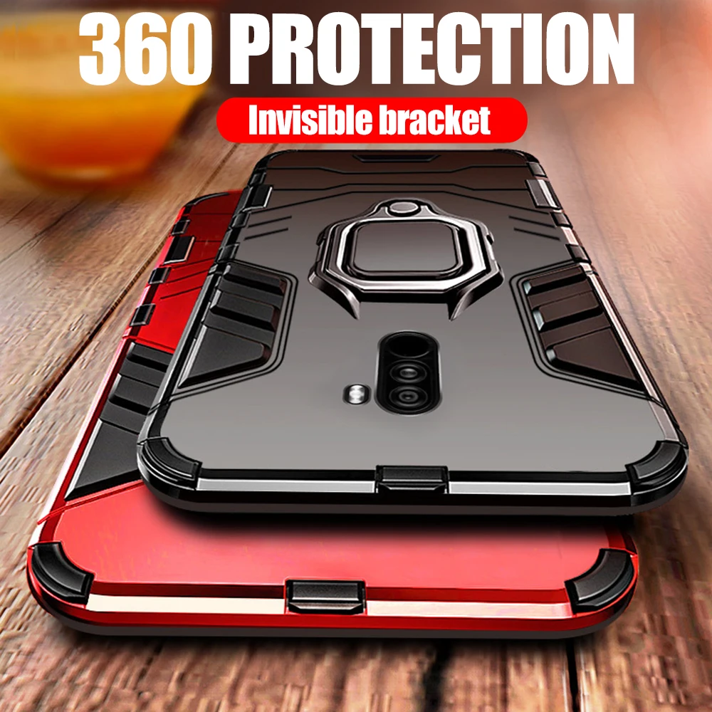 KISSCASE Shockproof Armor Case For Xiaomi Redmi Note4X 5 4 6 Pro Magnetic Car Holder Pocophone F1 Mi 8 A1 A2 5X |