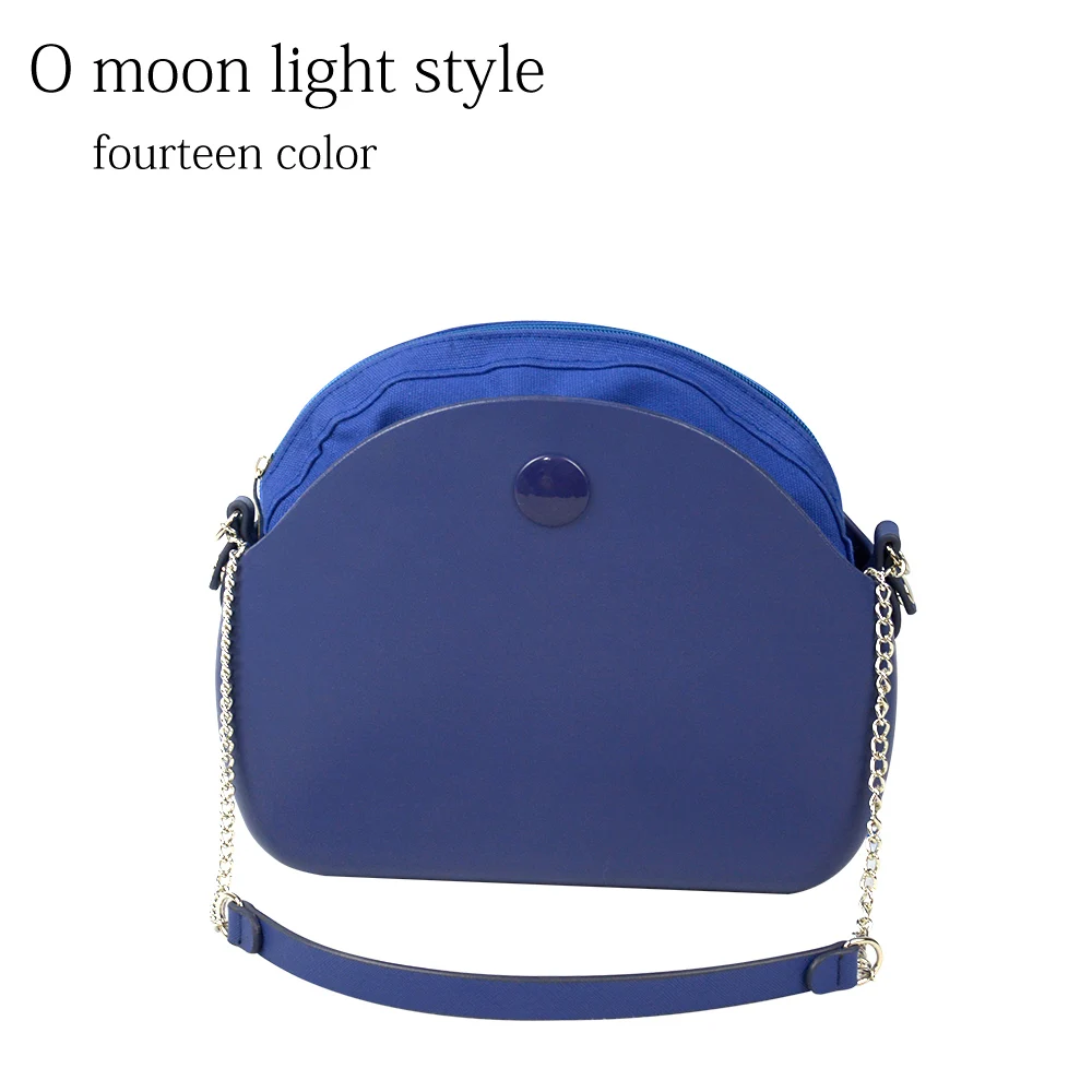 

2019 New O bag moon light Body with long chain waterproof inner pocket bag rubber silicon O moon light Obag women handbag