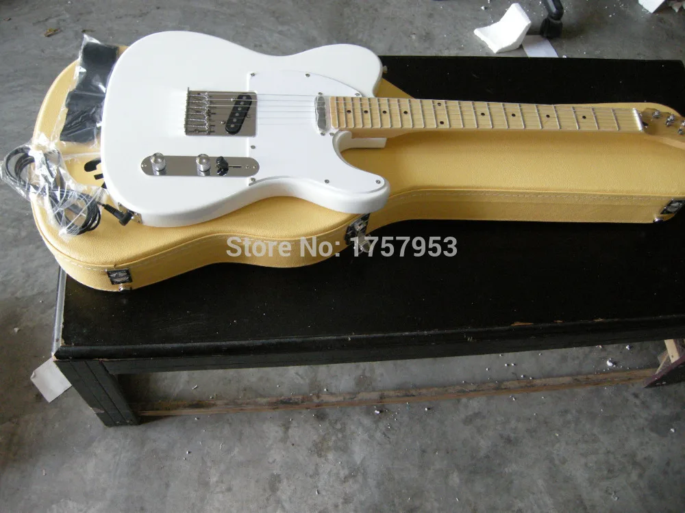 

Factory custom shop Newest white tl Electric Guitar Sandard TL in stock Free shipping with case 8