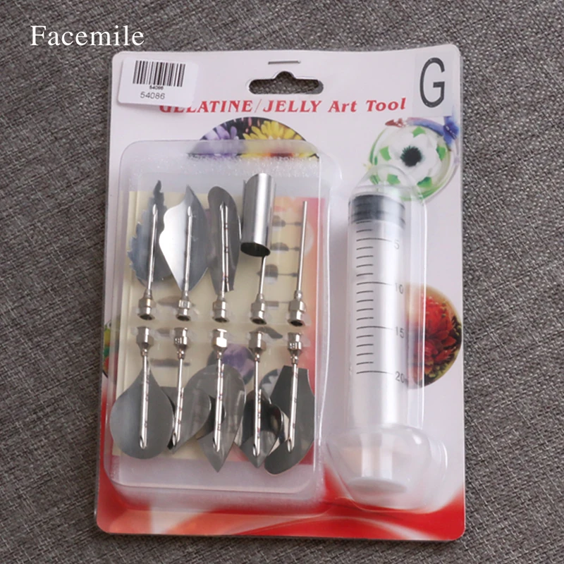Facemile 10 шт. 3D желейные инструменты для творчества русский тюльпан гелатин/желе