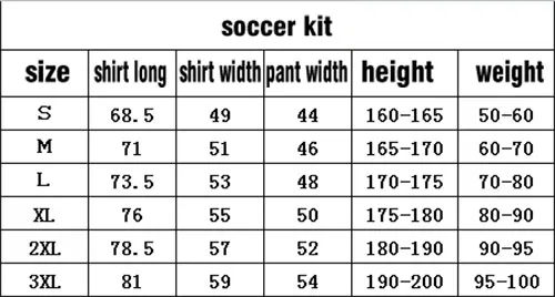 DLS905sizechart