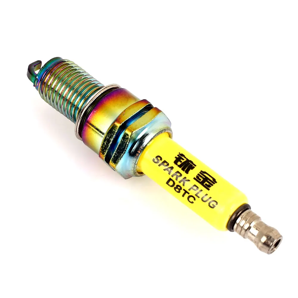 

Vehemo Iridium Alloy Motorcycle Spark Plug Dirt Bike Moped Kart 125cc 150cc 200cc 250cc Scooter Spark Plug for CG 125
