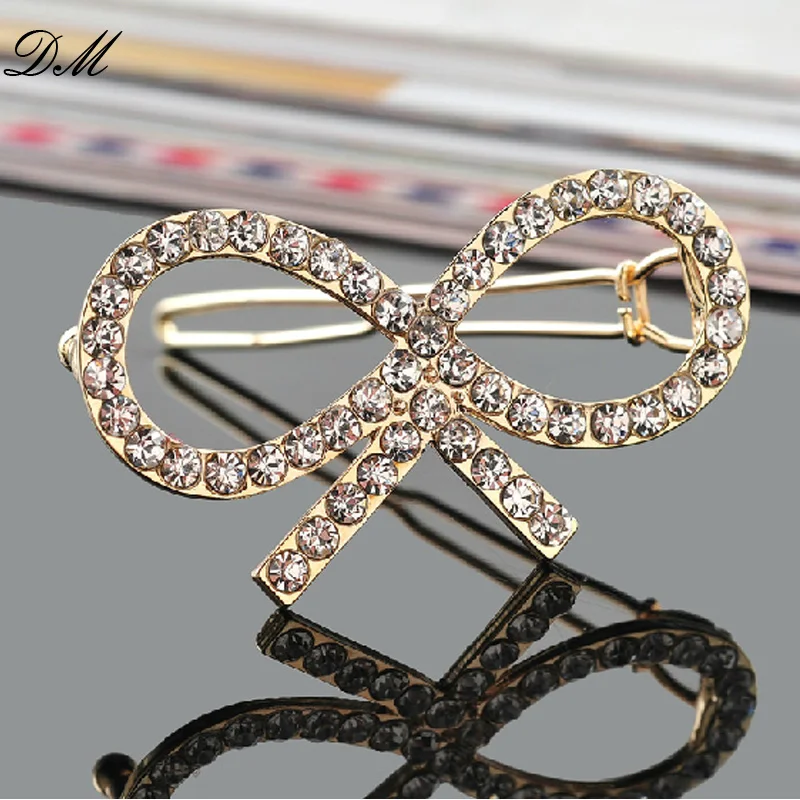 

fashion bow hairpin side-knotted clip hair accessory hair jewelry b044 2pcs