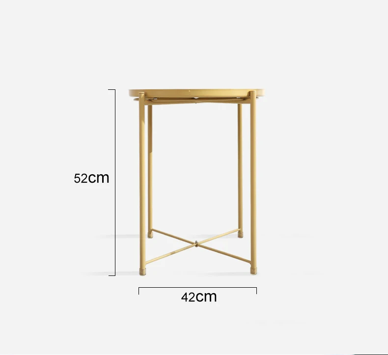 Скандинавский Маленький журнальный столик креативный мобильный прикроватный Настольный лоток Круглый стол из кованого железа гостиная маленькая квартира боковой Диванный fe