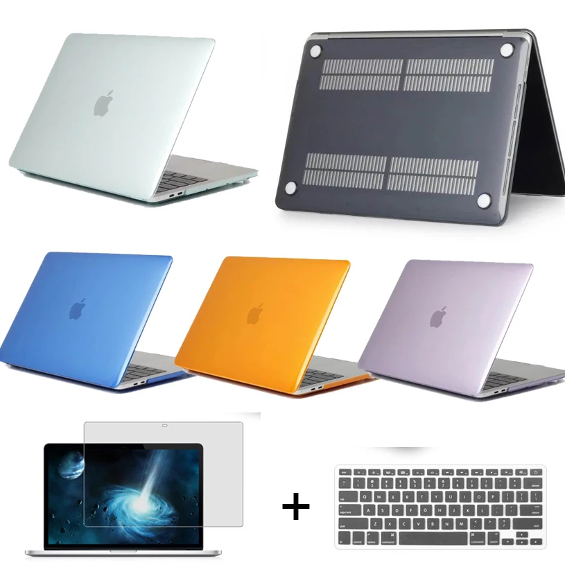 Для нового MacBook Pro 13 15 чехол 2016 модель A1706 A1708 A1707 w/out Прозрачный жесткий для Mac Book Air