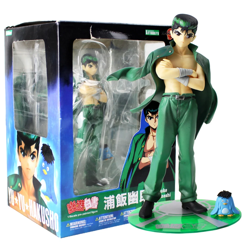 17cm YuYu Hakusho Yusuke Urameshi Action Figure painted PVC Figure Collectible Toy