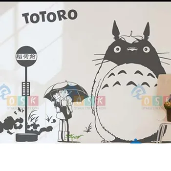 

Totoro Wall Sticker Cartoon Kid Room Decal Station Poster Car Window Art Wall Decals Parede Decor Mural 134