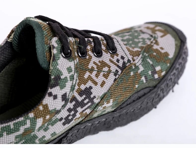 Camo Safety Shoes Military Style Antiskid Wear resistant Men Women Jungle Training  Shoes Labor protection Field Camouflage Shoe (10)