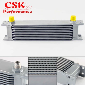 

Silver Universal 10 Row AN8 Engine Oil Cooler 248mm Aluminum 01EGB016ASL