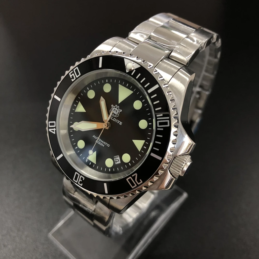 

Men's watch 20bar 200m waterproof automatic diving watch steel wristwatch 2019 luxury business classic watch Relogio Masculin