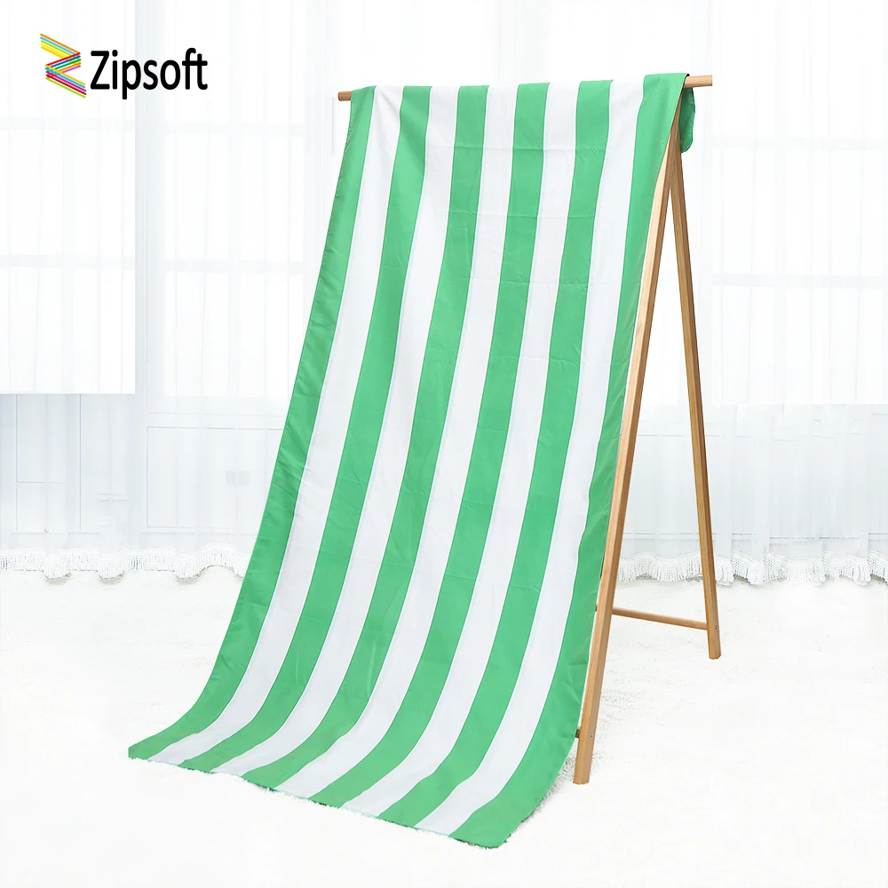 

Zipsoft 2019 Sports Beach Stripe towels Large Yellow/Green Comfortable Fitness travel Quick-Dry Blanket for Adults fashion Newly