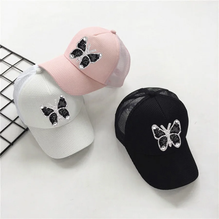 Colorful Butterfly Patches Rhinestone Heat Transfer Iron-On DIY Patches Appliques For Clothes Garment Bags 66cm-1 (1)