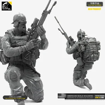 

Freeshipping1/35 US Navy Seals Commandos Sniper -05 Resin Soldier Model A18-11