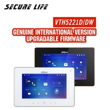 Английский с логотипом VTH5221D VTH5221DW видеодомофон 7 дюймов Wi-Fi внутренний монитор черный и белый H.264 внутренняя станция