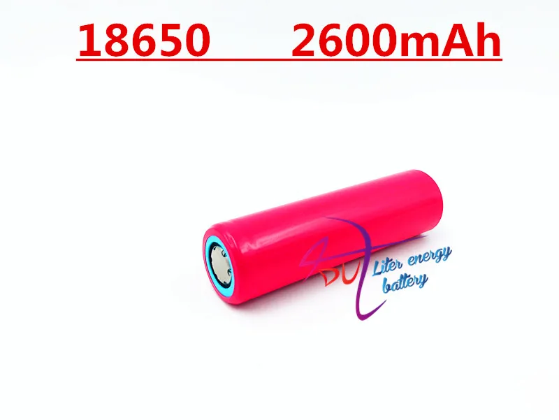 New sanyo 1pieces of battery 18650 2600 mah li ion battery 3.7 v