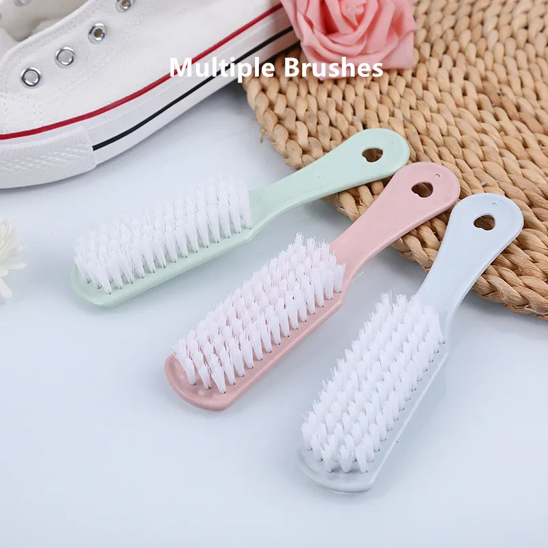 Plastic Brush Decontamination Laundry Brush Shoes Cleaning Scrubber Soft Hair Wash Shoes Scrubber Clothes Brush