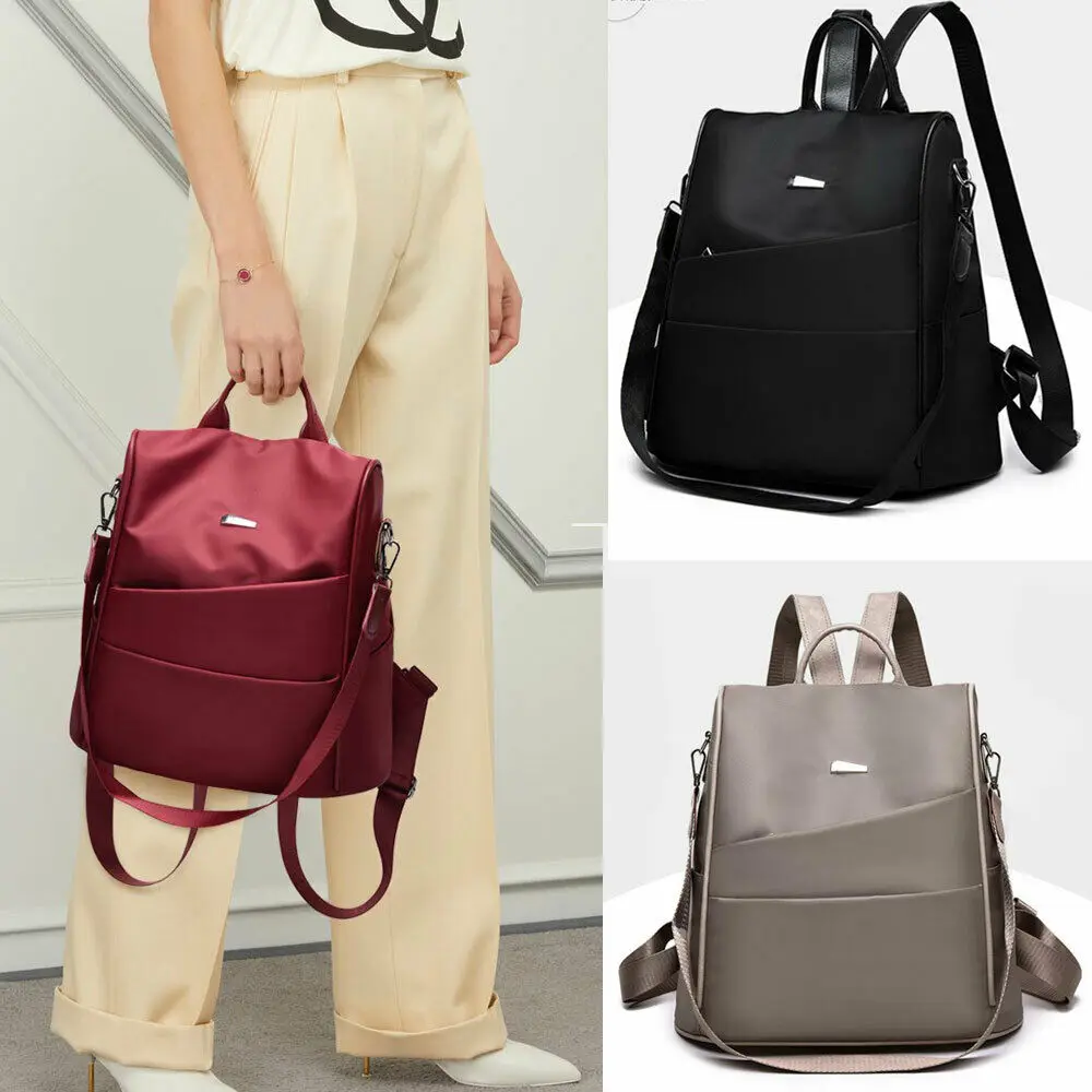 

New Women’s Hot Fashion Design Backpack Anti-Theft Rucksack School Shoulder Bag Large Capacity Two Ways Solid Multifunction Bags